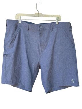 Hook & Tackle Hybrid Shorts Men's 40 Blue Excellent Hi-Tide Perf. Stretch